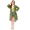 Green, variant on Women Printed Sheer Shrug, Long Length Casual Beach Wear Coverup