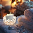 thumbnail image 5 of Luxcidy Crystal Votive Candle Holders Tealight Candle Holders Crystal Bowl Candle Stands Decorative Jewel Candle Centerpiece for Table Centerpieces Wedding Party Home Decor Holiday(Gold), 5 of 6
