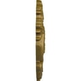 thumbnail image 4 of Ekena Millwork 16 3/4"OD x 1 3/8"P Plymouth Ceiling Medallion (Fits Canopies up to 1 5/8"), Hand-Painted Gold, 4 of 6