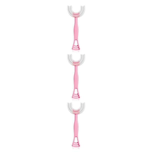 Inteprter Cepillo de para bebé ergonómico de doble cara de silicona de 360 grados, cepillo de Manual en forma de U, cuidado Type7 NO7 Inteprter CBP088632