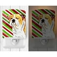 thumbnail image 2 of Caroline's Treasures SC9334CNL Bulldog English Candy Cane Holiday Christmas Ceramic Night Light, 6x4x3", multicolor, 2 of 2