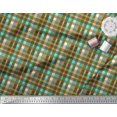thumbnail image 2 of Soimoi Cotton Cambric Fabric Plaid Check Printed Craft Fabric by the Yard 56 Inch Wide, 2 of 3