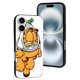 thumbnail image 5 of Funda de TPU Garfield para iPhone 16: ultrafina, a prueba de golpes, antiamarilleo, resistente a arañazos, compatible con carga inalámbrica, agarre mejorado, estilo negro., 5 of 7
