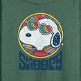 thumbnail image 3 of Peanuts - Groovy Snoopy - Women's Lightweight French Terry Long Sleeve Shirt, 3 of 6