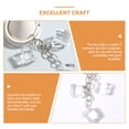 thumbnail image 4 of SHISUYAN Ice Cube Key Chain Resin Ice Keychain Key Ring Car Bag Keychain Accessories, 4 of 9