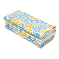 thumbnail image 1 of Mainstays 3pk Hand Towels, 100% Soft Cotton, Retro Floral Blue, 1 of 5