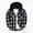 #H-Dark Blue, variant on Mens Hoodie Jackets Plaid Casual Button Down Drawstring Long Sleeve Stylish Coats with Pockets