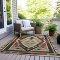 thumbnail image 3 of Dalyn Rugs Machine Washable Indoor/Outdoor Chantille Red 8' x 10' Rug, 3 of 9