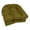 Avocado, variant on Blazing Needles 16-inch Outdoor Rounded Back Chair Cushion, 16" x 16", Kingsley Stripe Ruby 2 Count