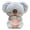 Grey, variant on Soothing Plush Bear with Music Calming Anxiety Relief Sleep Aid for Adults Double Button Adjustable Volume Soft Warm Comfort Stuffed Animal