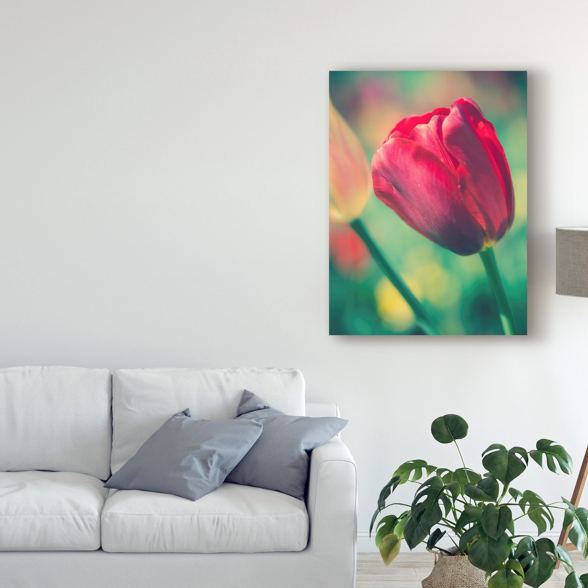 Trademark Fine Art 'Tulip Sway II' Canvas Art by Sonja Quintero