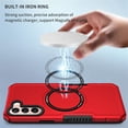 thumbnail image 3 of Magnetic Phone Case for Samsung Galaxy S21+ Plus (Not S21) Compatible for Magsafe, Military-Grade Shockproof Protective Case Built-in Magnet Circle for Samsung Galaxy S21 Plus, MS Red, 3 of 18