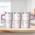 thumbnail image 2 of 20OZ Unicorn Lover Cup with Handle Insulated Stainless Steel Cup Perfect Gifts for Women Great for Birthday Christmas and Potluck Dinners, 2 of 6