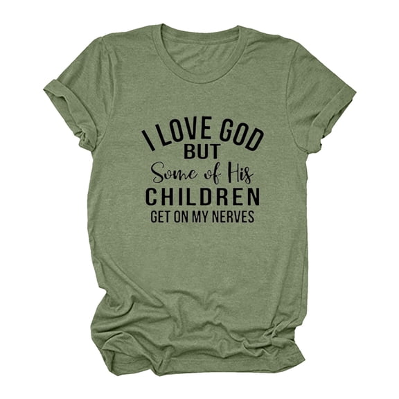 Gubotare Sparkly Tops For Women Womens Casual Tshirts Short Sleeve Scoop Neck Long Fitted Tops Plain T Shirts,Green M