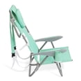 thumbnail image 3 of Ostrich On-Your-Back Outdoor Reclining Beach Lounge Pool Camping Chair, Teal, 3 Pack, 3 of 11