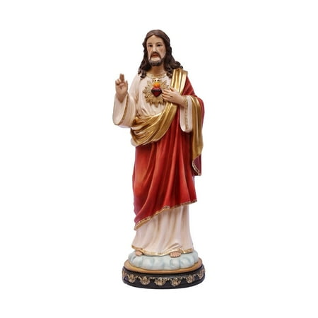 Hi-Line Gift Ltd. 24 in Sacred Heart of Jesus Statue Religious Decor Indoor/Outdoor