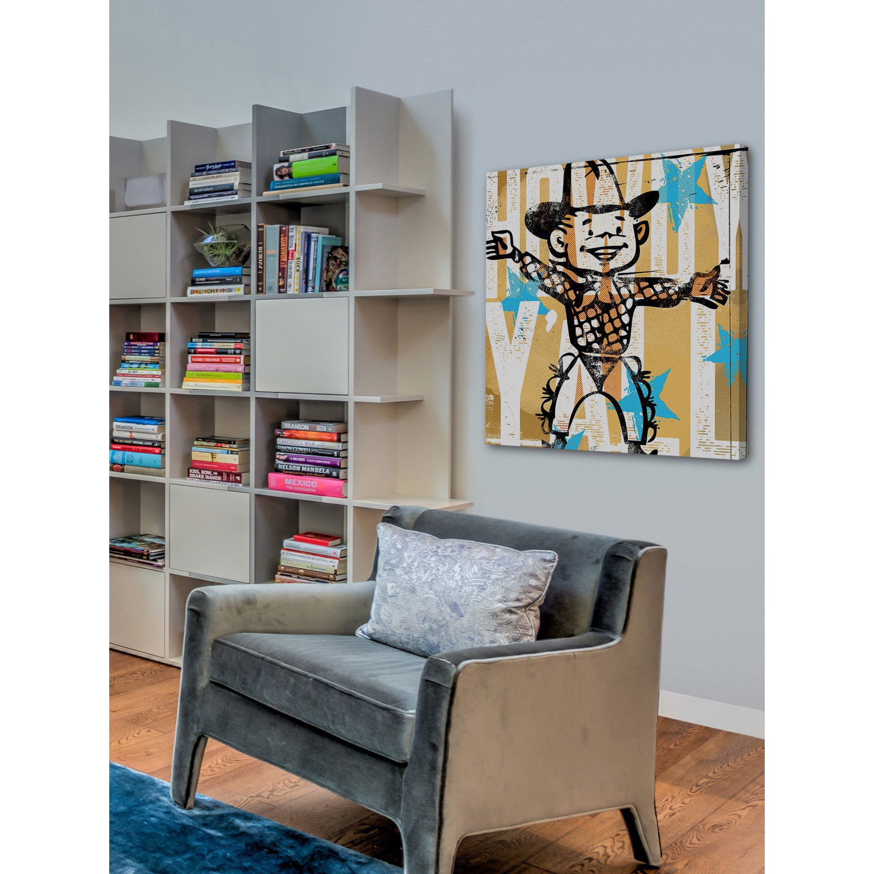 Marmont Hill 'Howdy Yall Boy' by Rick Martin Painting Print on Wrapped Canvas