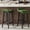 green, variant on Gaderth 26.2" Bar Stools Set of 2, Synthetic Leather Kitchen Stools with Back and Footrest, Upholstered Kitchen Stools with Low Back and Footrest, Counter Height Bar Stools