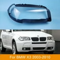 thumbnail image 1 of For BMW X3 E83 2003~2011 Headlights Cover Shell Lens Headlamp Lamp Shade, 1 of 1