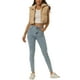 thumbnail image 2 of Chaleco acolchado ligero de mujer INSPIRE CHIC con cuello alto y cremallera, chaleco corto, talla S, color caqui, 2 of 6