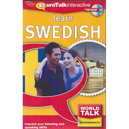 Learn to Speak & Talk SWEDISH - Intermediate Language Learning CDRom Software