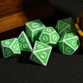thumbnail image 4 of Cusdie 7-Die DND Dice with Carved Pattern D&D Dice Set Acrylic Polyhedral Dice for Role Playing Game Board Games Warhammer MTG, 4 of 5