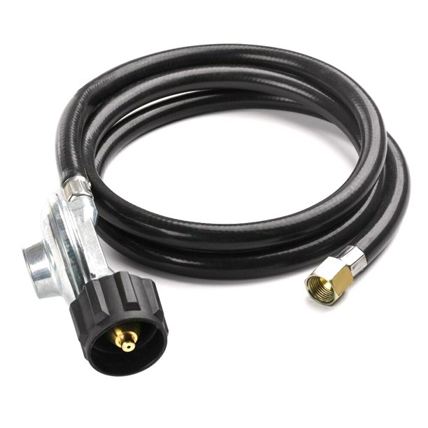 Propane Tank Extension Hose Regulator Gas BBQ Grill LP Line Fire Pit ...