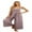 06 Purple Pink, variant on Cueply Women's Overalls Jumpsuits Casual Loose Adjustable Straps Wide Leg Long Pant with Pockets