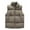 Khaki, variant on APEXFWDT Men's Puffer Vest Zipper Sleeveless Jacket Stand Collar Winter Outerwear Windproof Lightweight Warm Vests with Pockets Insulated Vest, S-5XL