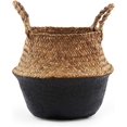 thumbnail image 1 of Cesta tejida a mano, cesta de almacenamiento, cesta de lavandería, cesta de decoración, planta colgante, cesta de jardín 38x34 cm Feliz Sencillez, 1 of 5