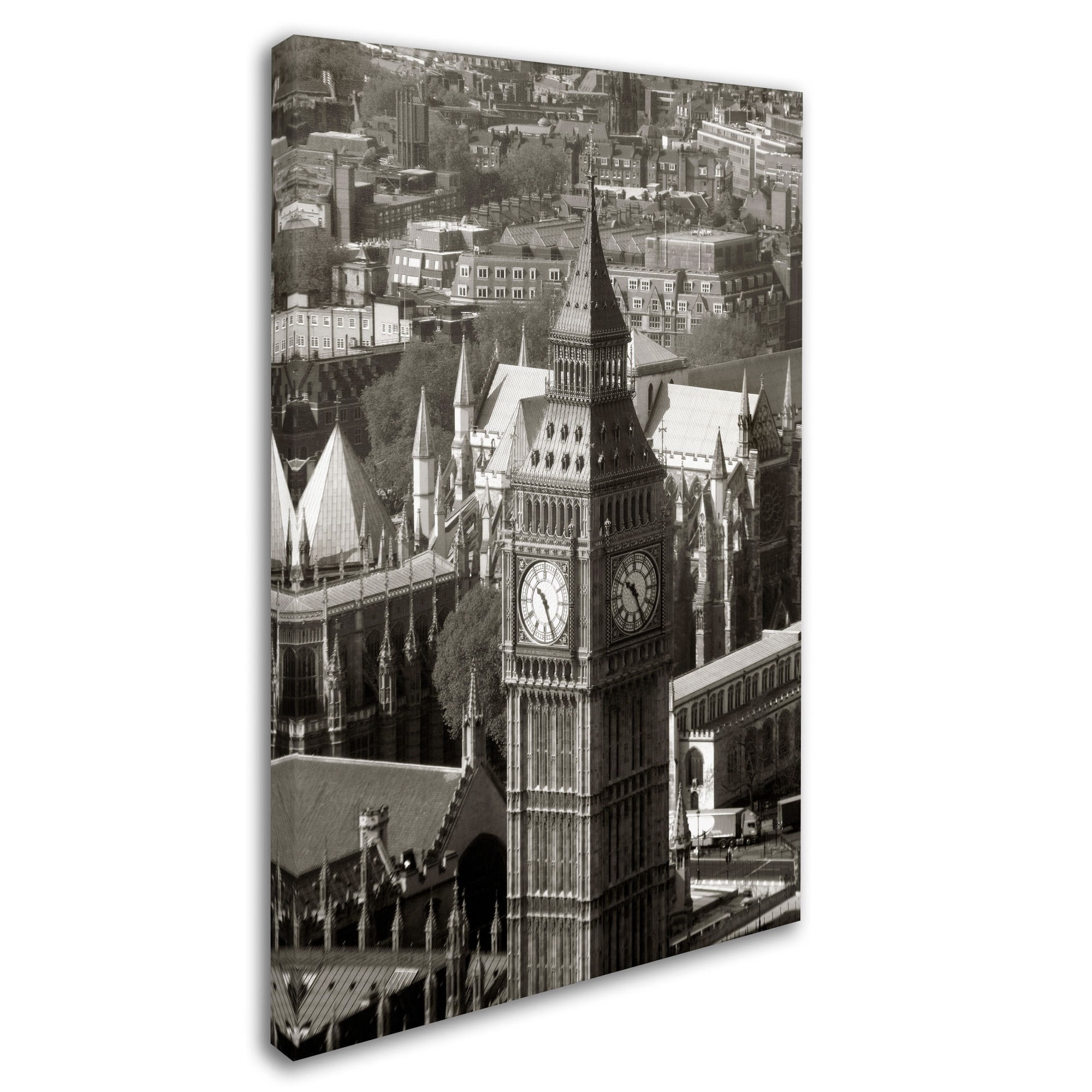 Trademark Fine Art "Big Ben View II" Canvas Art by Chris Bliss
