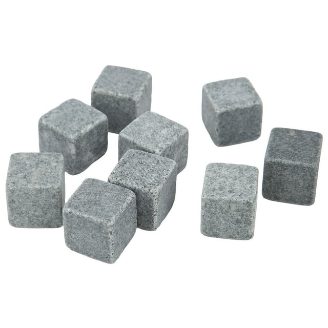 Whiskey Stones, Whiskey Rocks Flannel Bag Set For Whiskey Gin For Wine Vodka 9