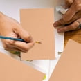 thumbnail image 1 of Raindrops 100Pcs Blank Kraft Paper Cards for Hand Drawn Designs and Printable Postcard Paper, 1 of 7