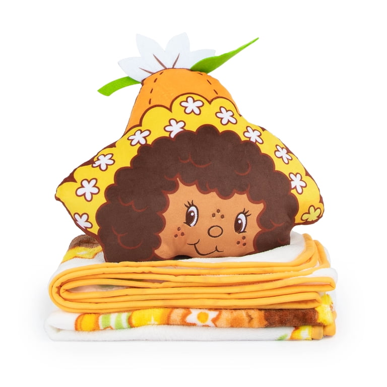Strawberry Shortcake Orange Blossom Nogginz Pillow & Travel Throw