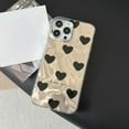 thumbnail image 5 of Water Ripple Laser Black Love Heart Letters Soft  for iPhone Case (Black,iPhone 11), 5 of 5