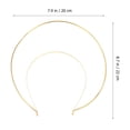 thumbnail image 4 of SHISUYAN 2 Pcs Bandeau Style Simple Coiffe de Mariage Bandeau en Alliage, 4 of 6