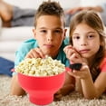 thumbnail image 3 of Popcorn Microwave, Foldable Silicone Popcorn Container, BPA Free Popcorn Pot Bowl with Lid, Hot Air Corn Popcorn Machine Without Oil, 3 of 3