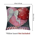 thumbnail image 4 of BANET 2 Pack Waterproof Outdoor Valentines Day Checke Throw Pillow Cases Farmhouse Decorations Double Sided 18x18in, 4 of 7