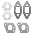 thumbnail image 4 of Mosiee 2 Sets Chainsaw Intake Manifold Carburetor Muffler Gasket Kit For P350 Partner 350 351 Replacement Lawn Mower Part, 4 of 7