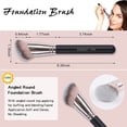 thumbnail image 3 of Set de brochas de maquillaje ENERGY Kabuki Foundation, 3 unidades con bolsa de poliuretano, 3 of 9