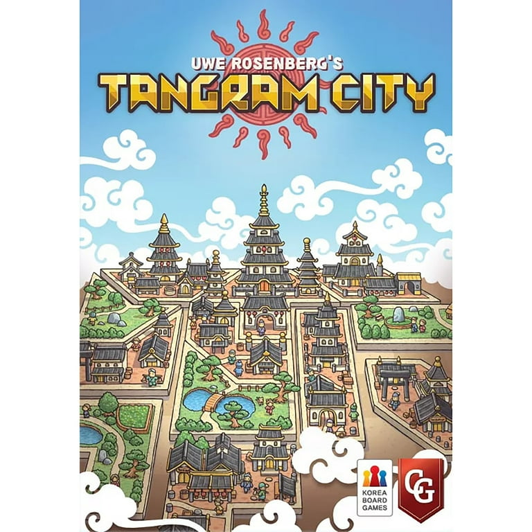 Capstone Games Tangram City - Tile Laying Strategy Board Game, Build Your City, Bring Harmony to The Human & Natural Realm, Ages 10+, 1-5 Players Capstone Games Tangram City - Tile Laying Strategy Board Game, Build Your City, Bring Harmony to The Human & Natural Realm, Ages 10+, 1-5 Players
