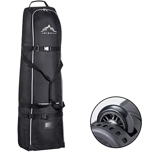Himal Sac de Voyage de Golf à Parois Souples avec Roues - Polyester Oxford 600D Résistant à l'Usure, Excellent Fermeture Éclair Taille Universelle