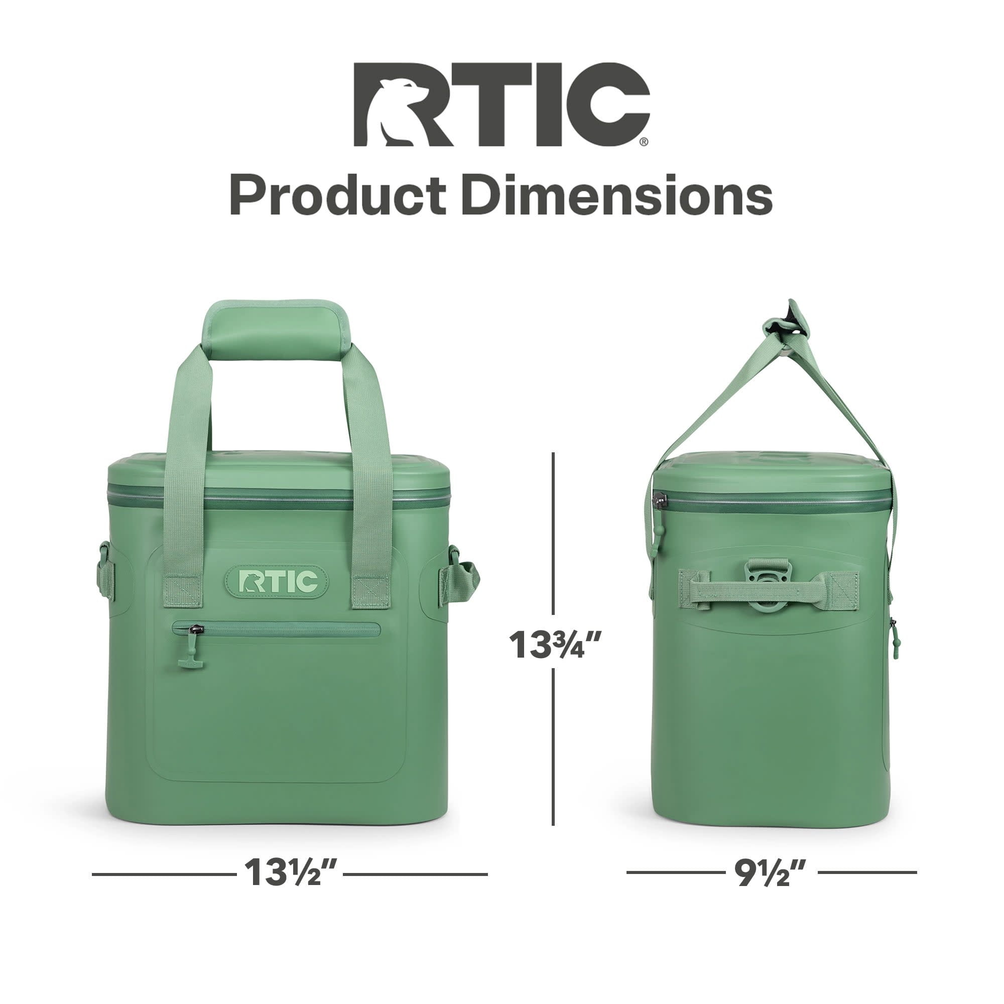 RTIC Insulated Soft Pack Cooler, 20 Can, Leakproof RTIC Insulated Soft Pack Cooler, 20 Can, Leakproof