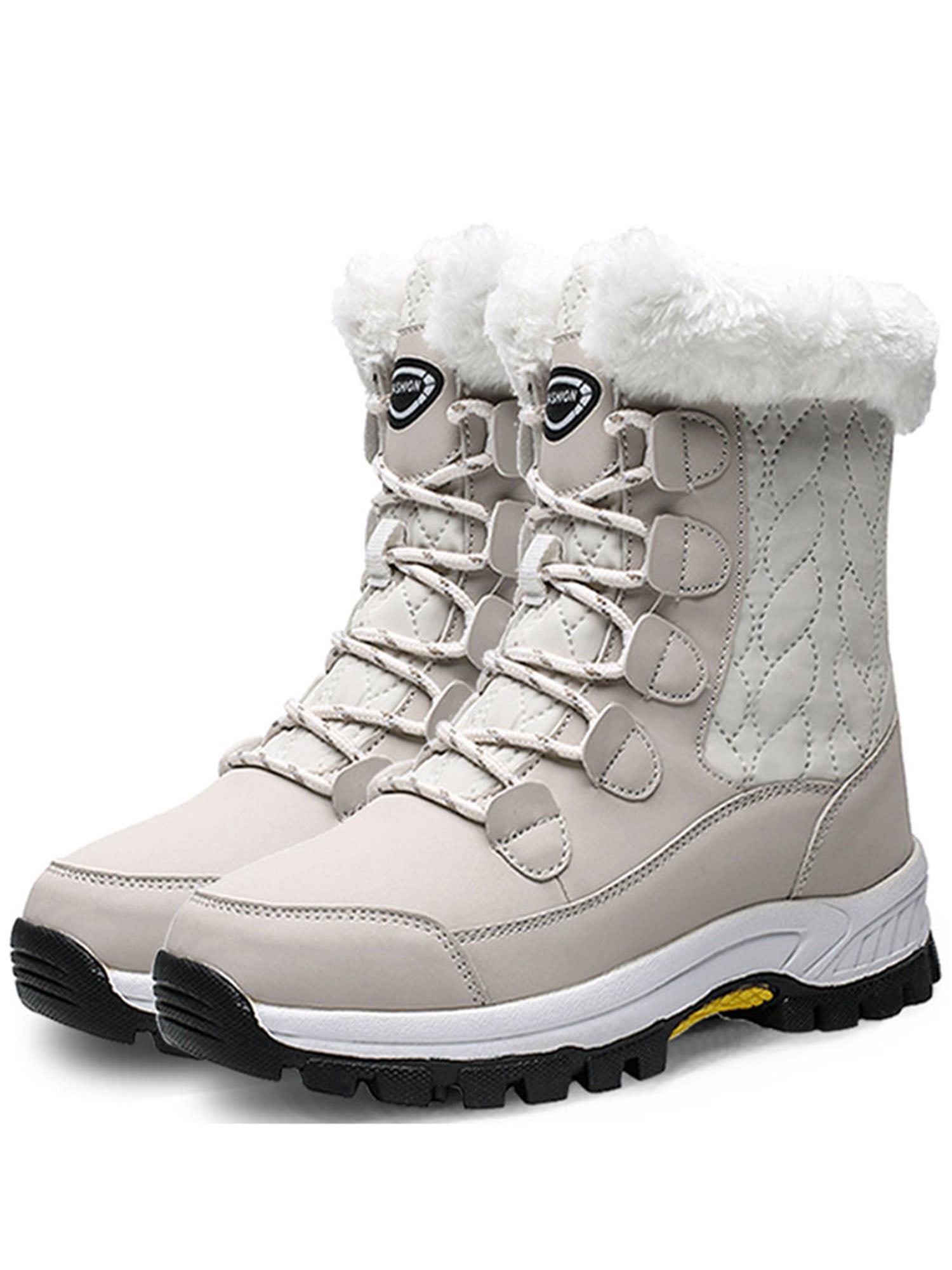 New Men/'s Winter Snow Boots Outdoor Warm Shoes Boys Waterproof Mid-Calf Boots