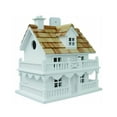 thumbnail image 1 of Home Bazaar HB-6102PHWS Hand Crafted Outdoor Novelty Cottage Birdhouse, White, 1 of 1