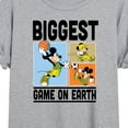 thumbnail image 3 of Disney - Biggest Game On Earth  - Women's Oversized T-Shirt, 3 of 5