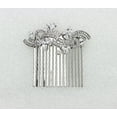 thumbnail image 2 of Faship Gorgeous Clear Rhinestone Crystal Floral Hair Comb, 2 of 4