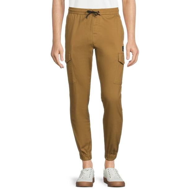 Tony Hawk Men's Stretch Twill Jogger Cargo Pants, Sizes SXL