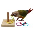thumbnail image 4 of Juguetes educativos para loros, juguetes interactivos para roer, herramientas para pájaros, juguetes educativos para loros, juguetes para pájaros con forma de anillo, 4 of 5