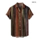 thumbnail image 5 of sweethay Camisas sueltas de verano para hombre, transpirables, de manga corta, estilo casual , con estampado de flores en la playa, con botón Camisetas tipo 4, 5 of 6